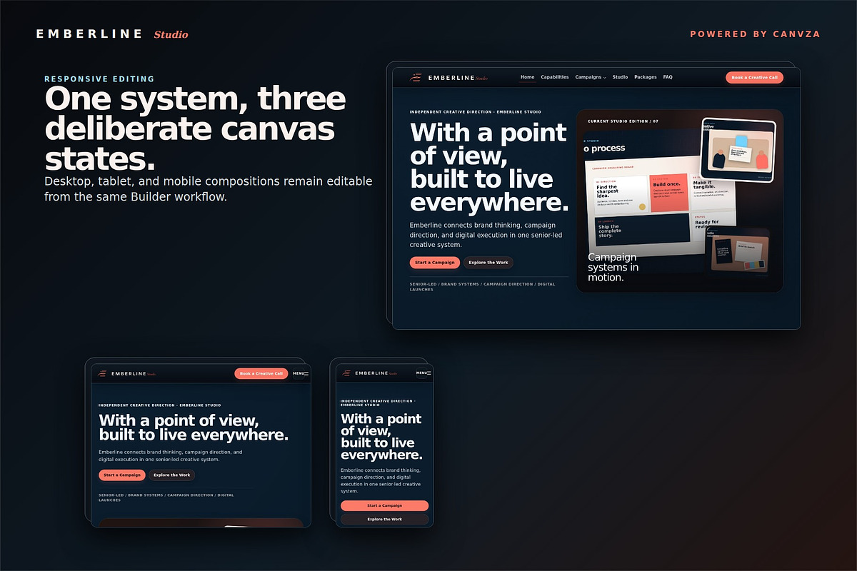 Emberline Studio Creative Theme, a WordPress Template by Fixstable Studio (Photo 4 of 12)