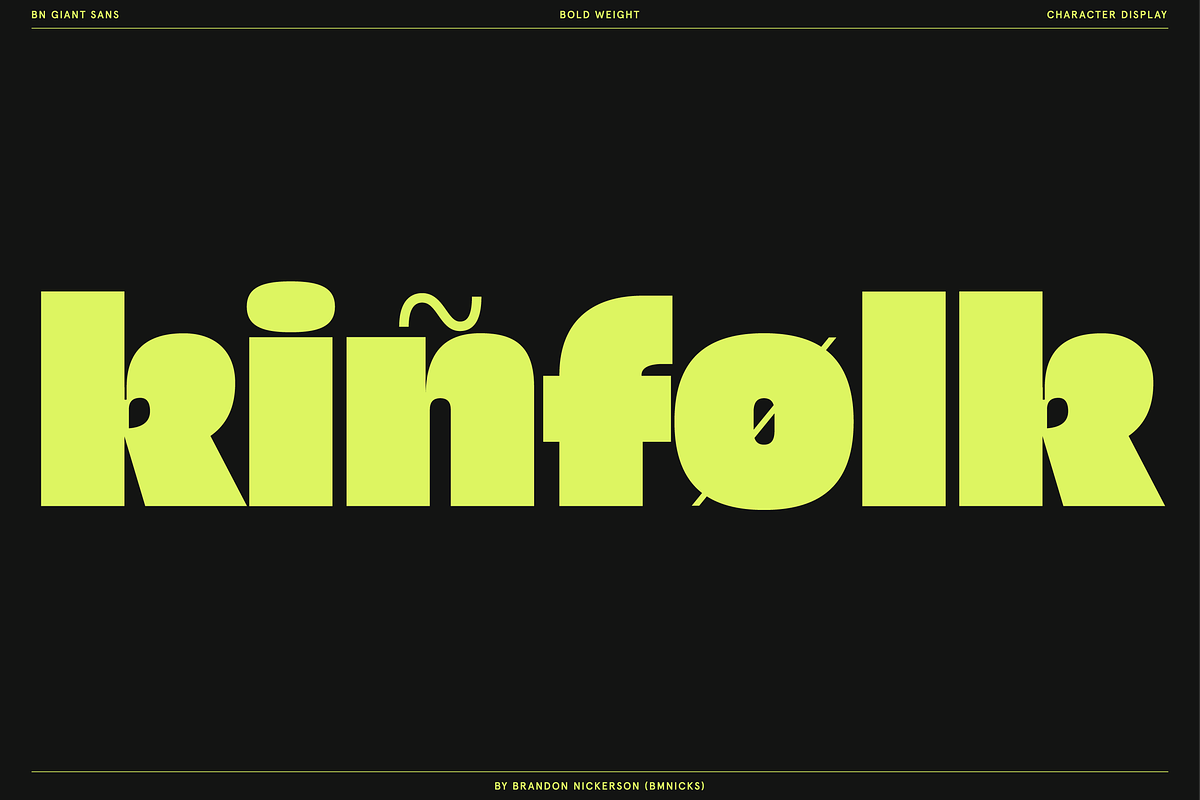 BN Giant, a Sans Serif Font by Bnick (Photo 12 of 19)