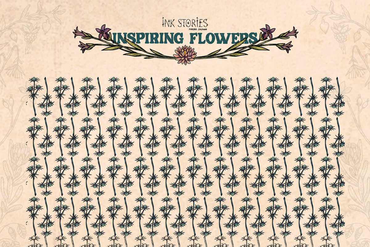Inspiring Flowers, a Decorative Illustration by Ink Stories (Photo 20 of 21)