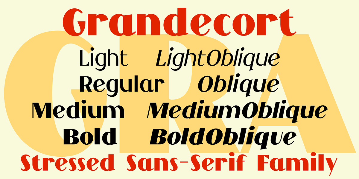 Grandecort, a Sans Serif Font by Ingrimayne Type (Photo 2 of 9)