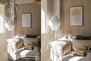 Living Room Frame Mockup, a Product Mockup by ArtwithFrame (Thumbnail 3 of 9)