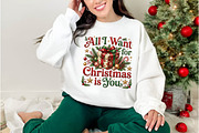 All I Want for Christmas PNG, a Seasonal Illustration by DreamPrint404 (Thumbnail 6 of 6)