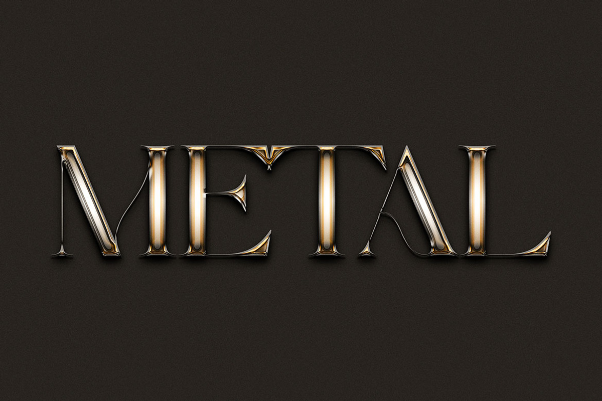 Chrome Text Effect, a Layer Style Add-On by dokudokunomi (Photo 4 of 4)