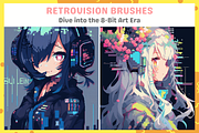 Procreate Retro Pixel Art Brushes, a Brush Add-On by nikiartcorner (Thumbnail 6 of 7)