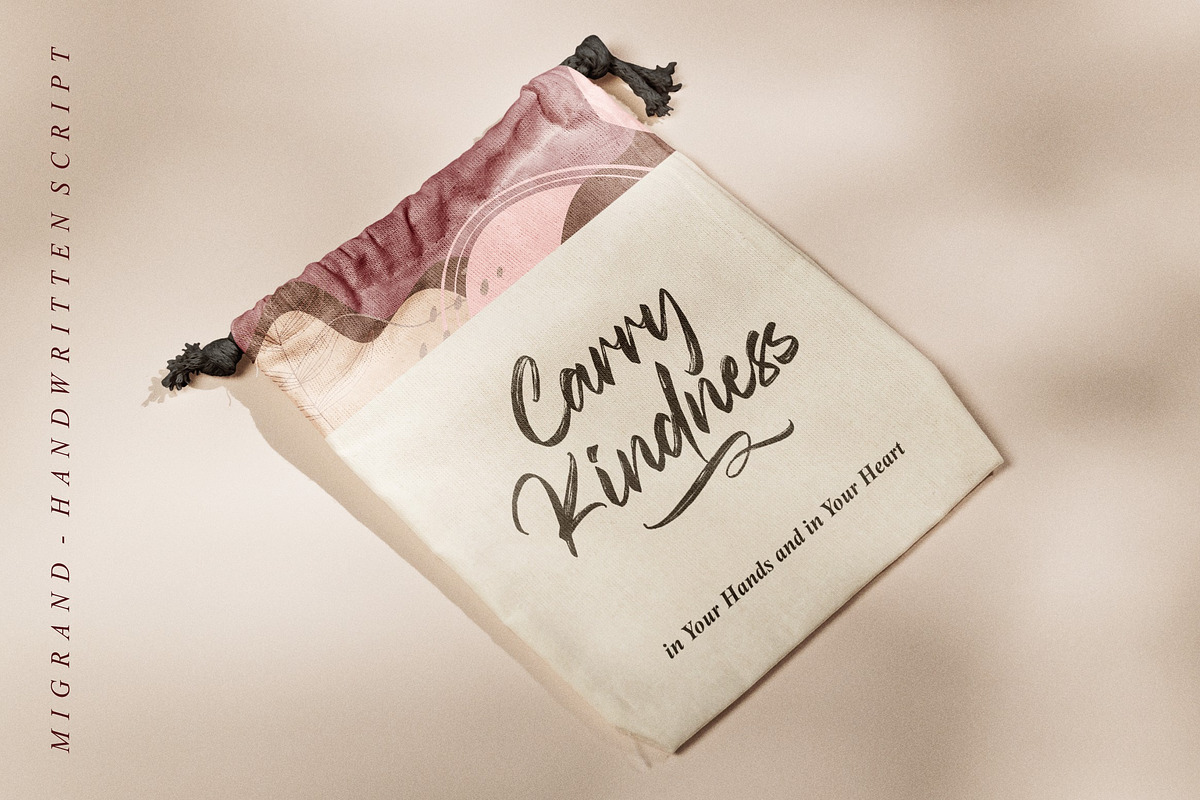 Migrand - Handwritten, a Script Font by ErgibiStudio (Photo 6 of 12)