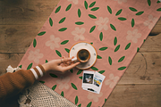 Just Peachy - 9 Seamless Patterns, a Food Illustration by Lucky Dog Design Co. (Thumbnail 2 of 3)