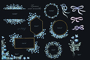 Forget me not clipart PNG, an Illustration by Alena Kurian (Thumbnail 3 of 3)