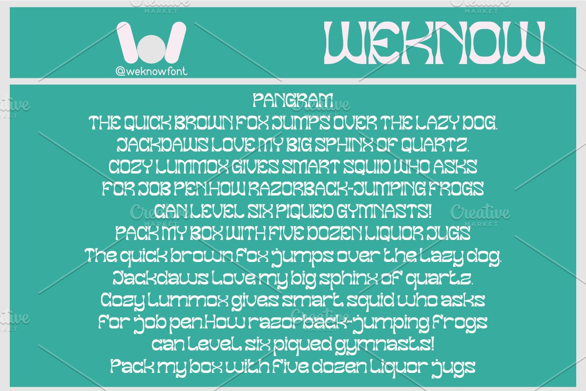 Sub Conscious font, a Font by weknow (Photo 6 of 8)