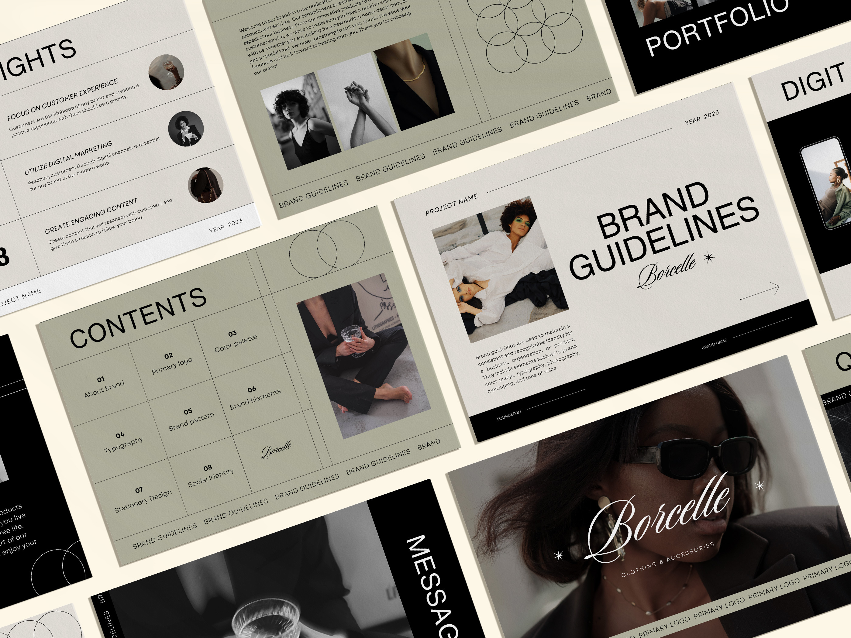 Atlanta Brand Guidelines Template by Amar&eacute; Creative  Creative Market
