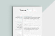 CV Template | Resume Template, a Resume Template by Comely Design Studio (Thumbnail 1 of 4)