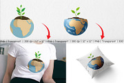 Earth Seedling Clipart, a Graphic by Artnoy (Thumbnail 3 of 5)