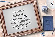 Sky sports logo set, a Branding & Logo Template by Oldy (Thumbnail 1 of 6)