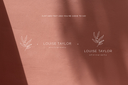 Floral Logo Line Art Set, an Illustration by Rough Edges Supply Co. (Thumbnail 6 of 11)