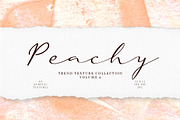 Peach Acrylic Texture Collection, a Texture Graphic by Fire Spark Studio (Thumbnail 1 of 7)