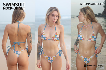 Swimsuit Mockup Set