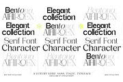 Bentona Athiroen (27 Fonts Style), a Serif Font by IM Studio (Thumbnail 11 of 11)