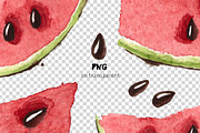 Watermelons Watercolor Pattern, a Pattern Graphic by Mazheika Store (Thumbnail 4 of 5)
