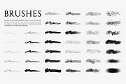 Painting Essentials Digital Brushes, a Brush Add-On by Mike Nash Illustration (Thumbnail 2 of 5)