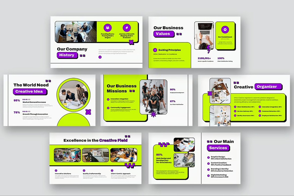 Creative Agency Studio Powerpoint, a Presentation Template by Fit-tee (Photo 10 of 10)