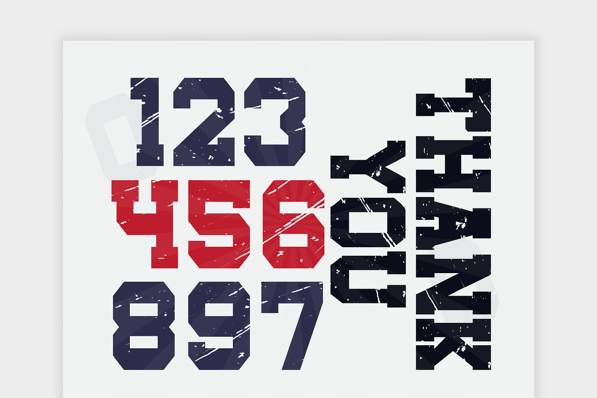 Retro Texture - Grunge varsity font, a Slab Serif Font by MaxArt Foundry (Photo 3 of 4)