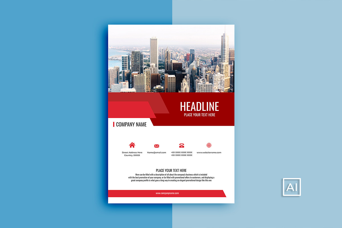 Flyer Business Template Modern, a Flyer Template by suhadidesign (Photo 5 of 7)