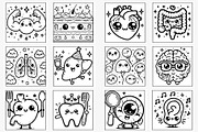 Human Body Anatomy Coloring Pages, an Education Illustration by Lamia Emad (Thumbnail 2 of 2)