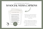 Nutrition Social Media Templates, a Social Media Template by Gebers Marketing & Design (Thumbnail 10 of 10)