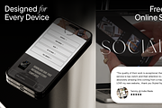 Social: Squarespace 7.1 Template, a Squarespace Template by The Styled Square (Thumbnail 3 of 8)