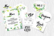 Wedding watercolor floral kit, an Invitation Template by Vera Holera (Thumbnail 2 of 2)