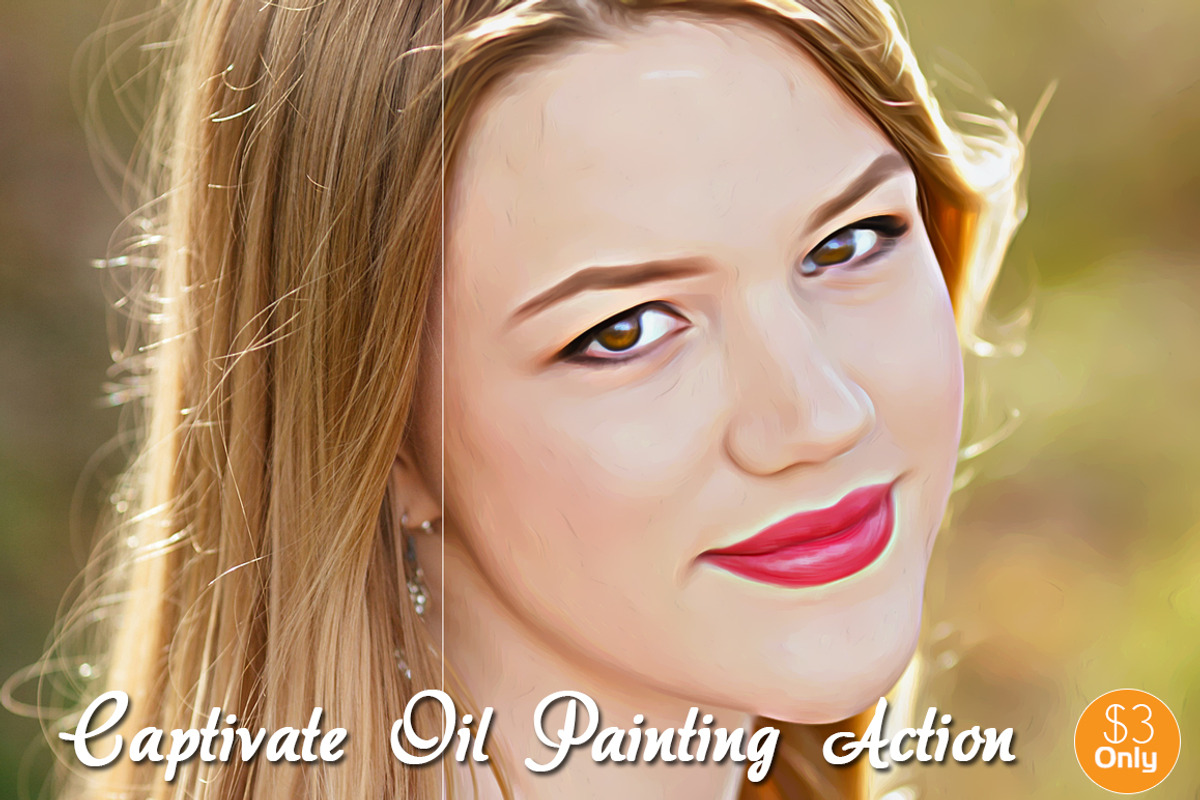 Captivate Oil Painting Action preview 2