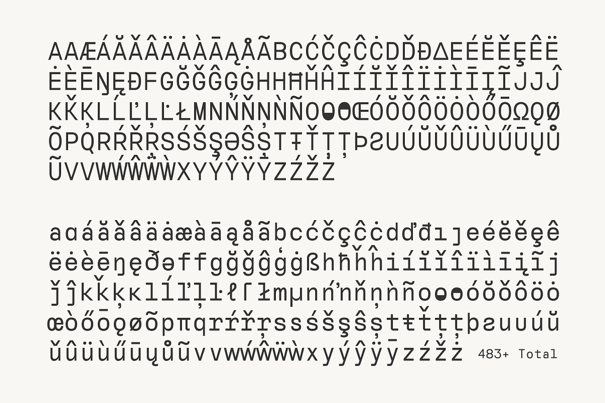 Reflow Mono Family | Intro 50% OFF, a Sans Serif Font by Lettertype Studio (Photo 14 of 15)