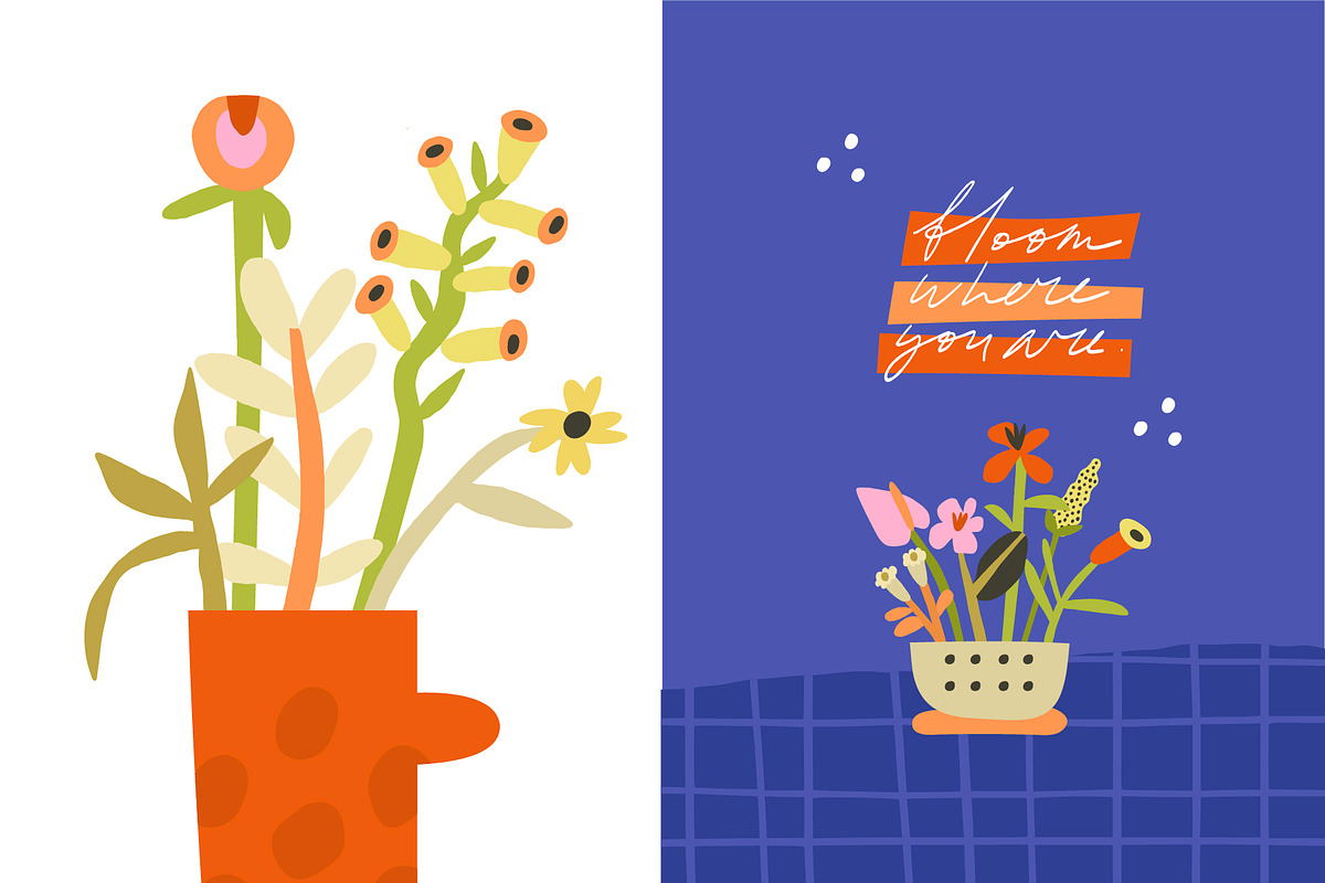 Bloom Season Summer Floral Clipart, a Decorative Illustration by Olia (Photo 11 of 12)