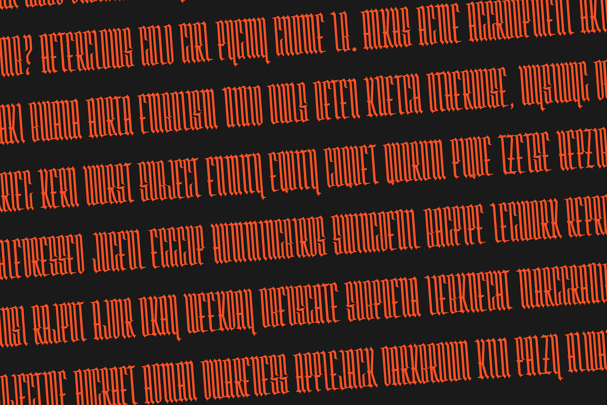 Washboard typeface preview 8