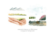 Nature Landscape Wedding Suite, an Invitation Template by wulano (Thumbnail 6 of 6)