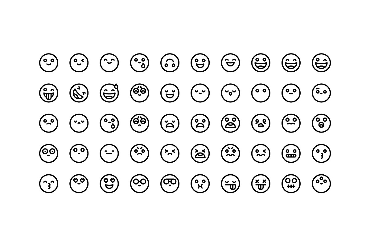 50 Emoji Icons, an Emoji Icon by Side Project (Photo 2 of 7)