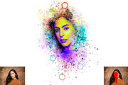 Bubble Watercolor Photoshop Action, a Brushes & More by Studio Retouch (Thumbnail 13 of 14)