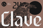 CS Clave – Gothic Font, a Sans Serif Font by Craft Supply Co. (Thumbnail 1 of 8)
