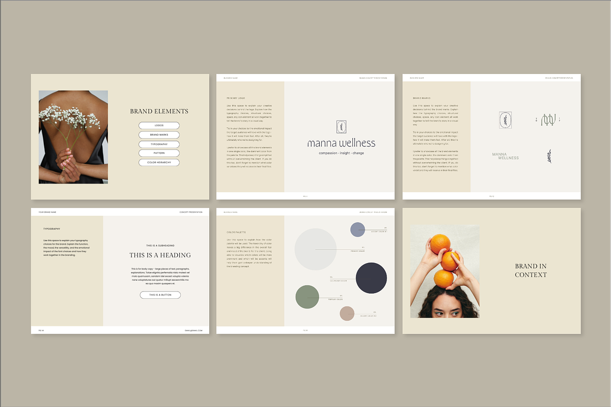 Concept Presentation Template, a Presentation Template by Studio_Evergreen (Photo 6 of 10)