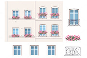 12 building facades. VECTOR, a Food Illustration by Natalka Dmitrova art (Thumbnail 6 of 14)