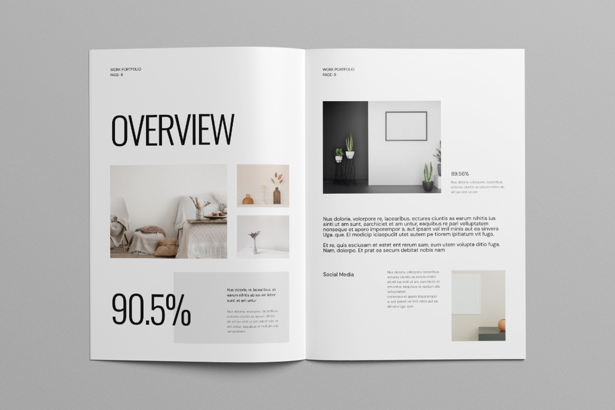 Design Portfolio Canva Template, a Brochure Template by Pixelpick (Photo 5 of 9)