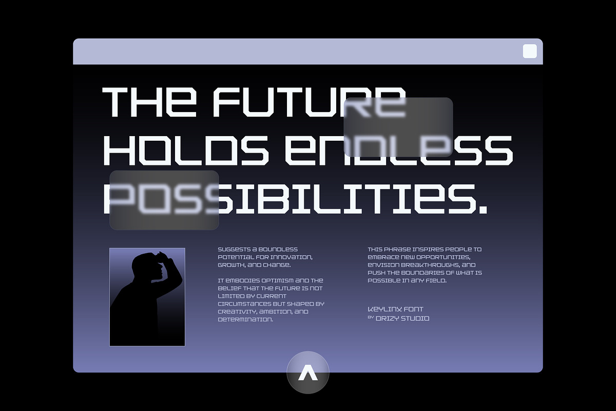 Keylinx – Futuristic SciFi Display, a Sans Serif Font by Drizy (Photo 7 of 10)