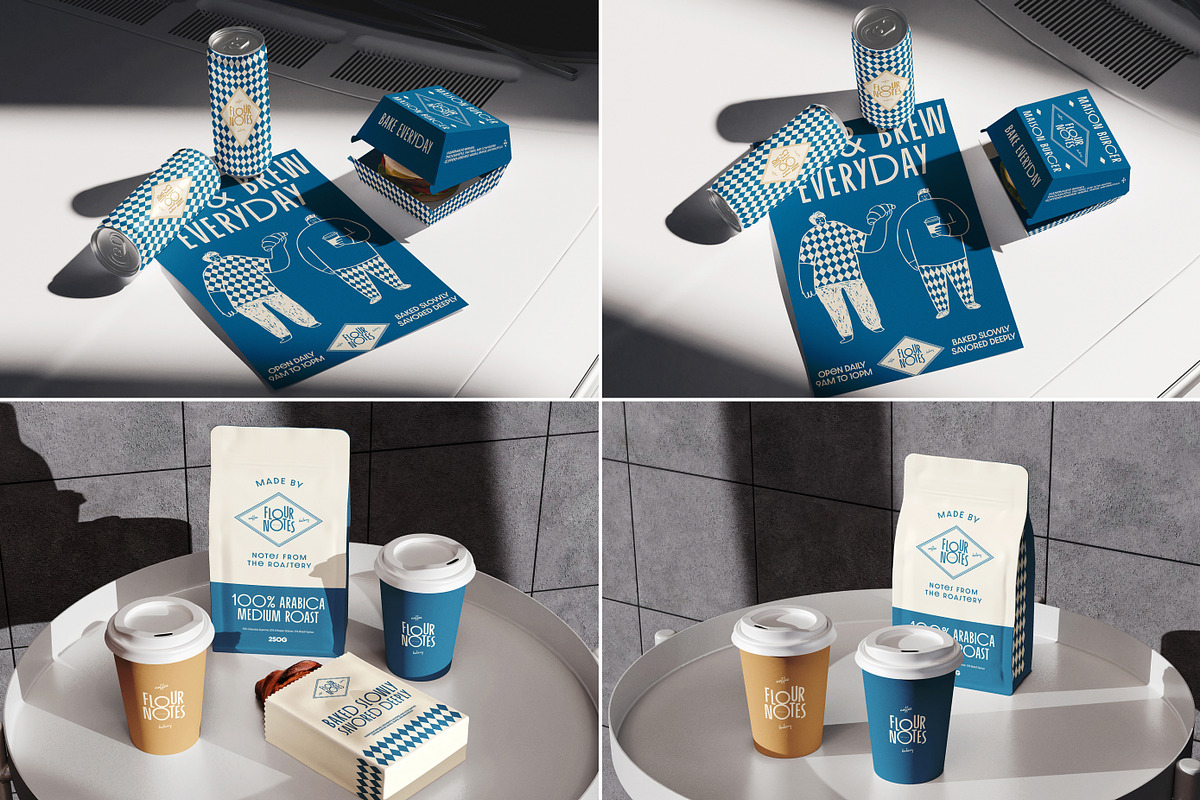 40 Bakery & Coffee Shop Mockups, a Packaging Mockup by Vitora Mockup (Photo 3 of 12)