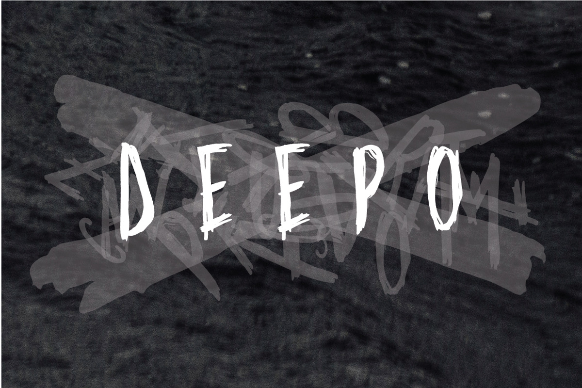Deepo - Handwriting Font preview 6