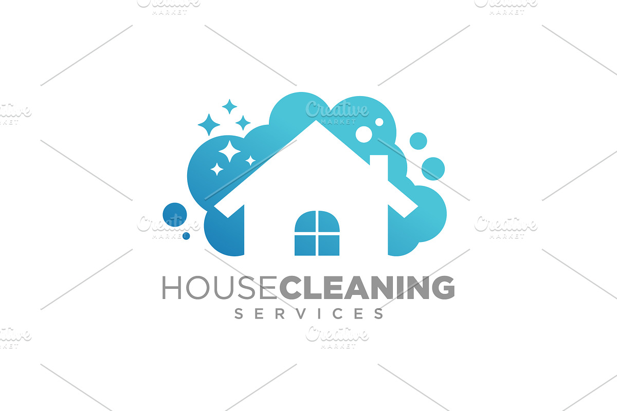 House Cleaning Design Collections, a Branding & Logo Template by Toko Pak Sabar (Photo 2 of 6)
