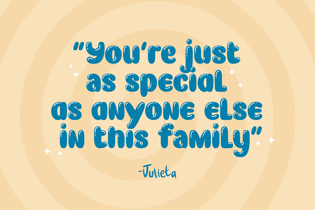 Baloon Everyday - Layered Font, a Sans Serif Font by Arterfak Project (Photo 8 of 13)