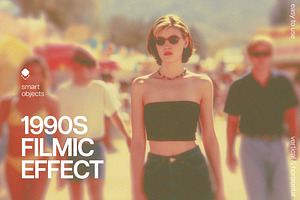 1990s Film Photo Template, a Layer Style Add-On by Design Squad