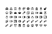 50 Cheese Icons, an Outline Icon by Side Project (Thumbnail 3 of 8)