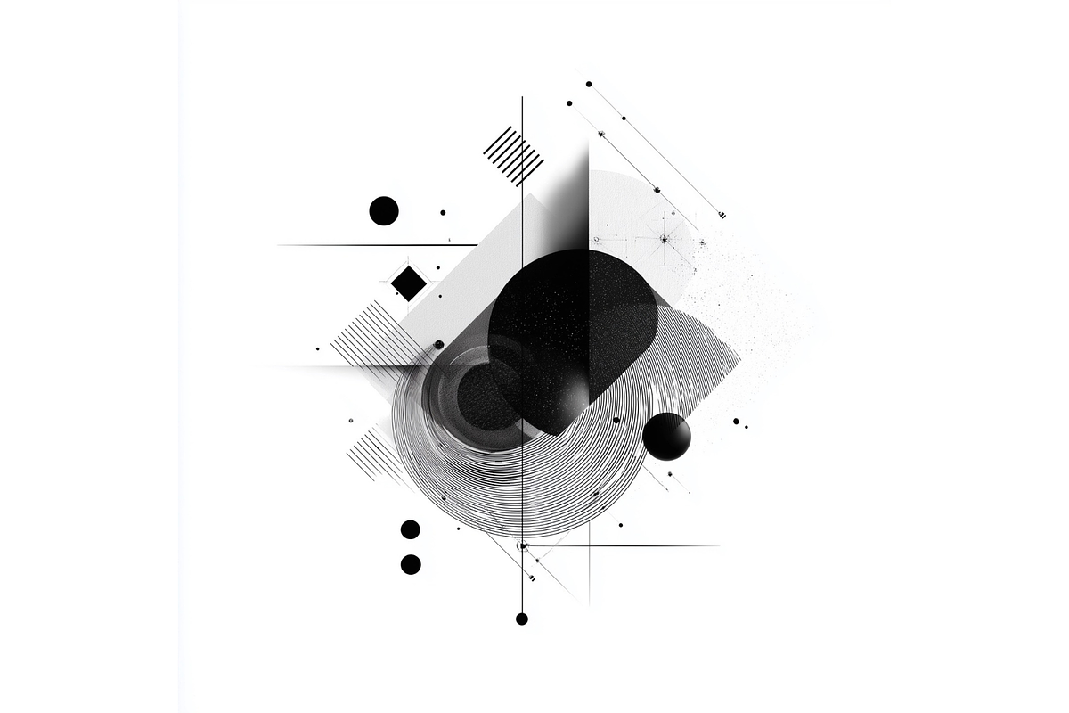 Prompt Modern Abstract Design Shapes, a Decorative Illustration by Creative design (Photo 2 of 7)