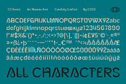 CS Forest – Art Nouveau Font, a Sans Serif Font by Craft Supply Co. (Thumbnail 8 of 8)