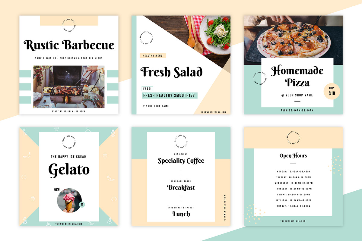 30 PowerPoint Social Media Template, a Social Media Template by Wipavee (Photo 10 of 11)